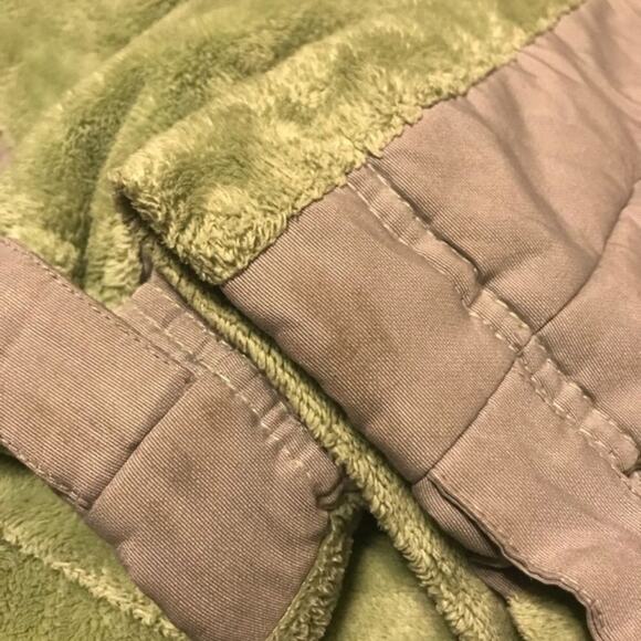 Free Country Jacket Coat Fleece Size Medium 8-10 Light Green Gray Zip Up Pockets - Picture 8 of 8